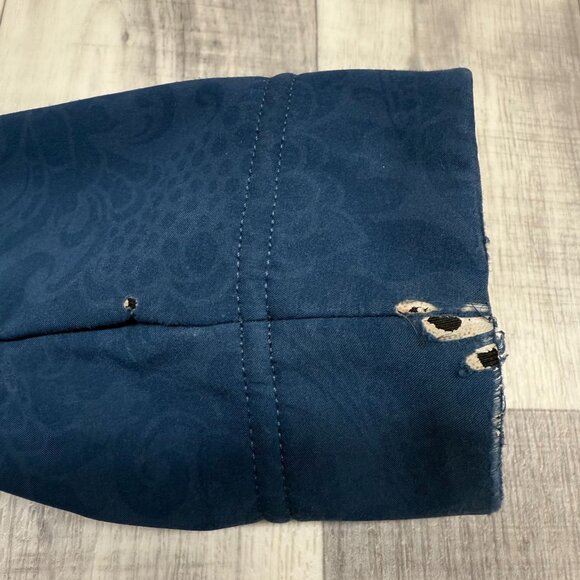 ✅Womens XL The North Face Jacket Apex TNF Bionic Softshell Blue Fleece ***TEAR - Picture 2 of 12